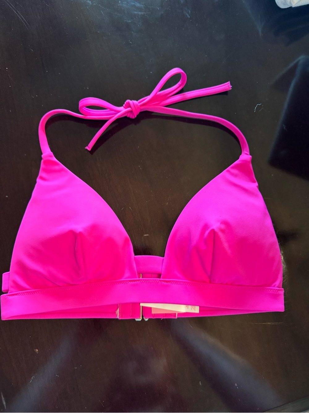 Victoria's Secret Bright Pink Bikini Top - M